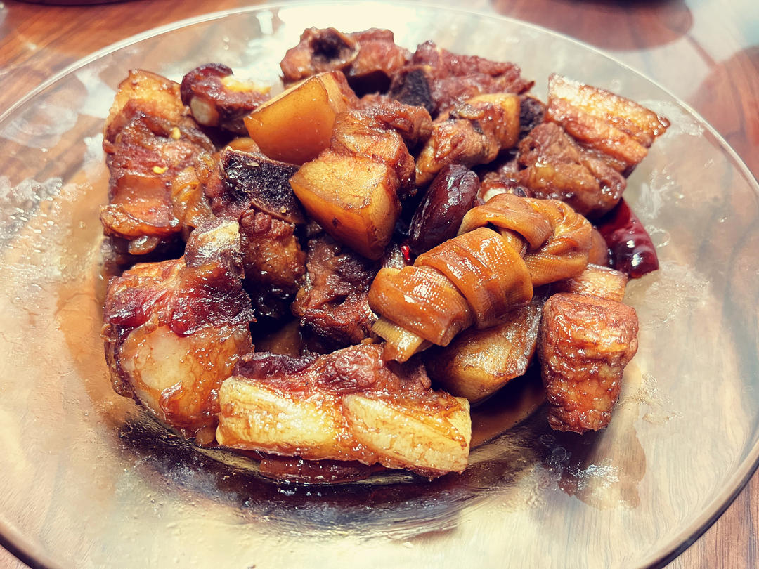 不焯水不放油的家常红烧肉