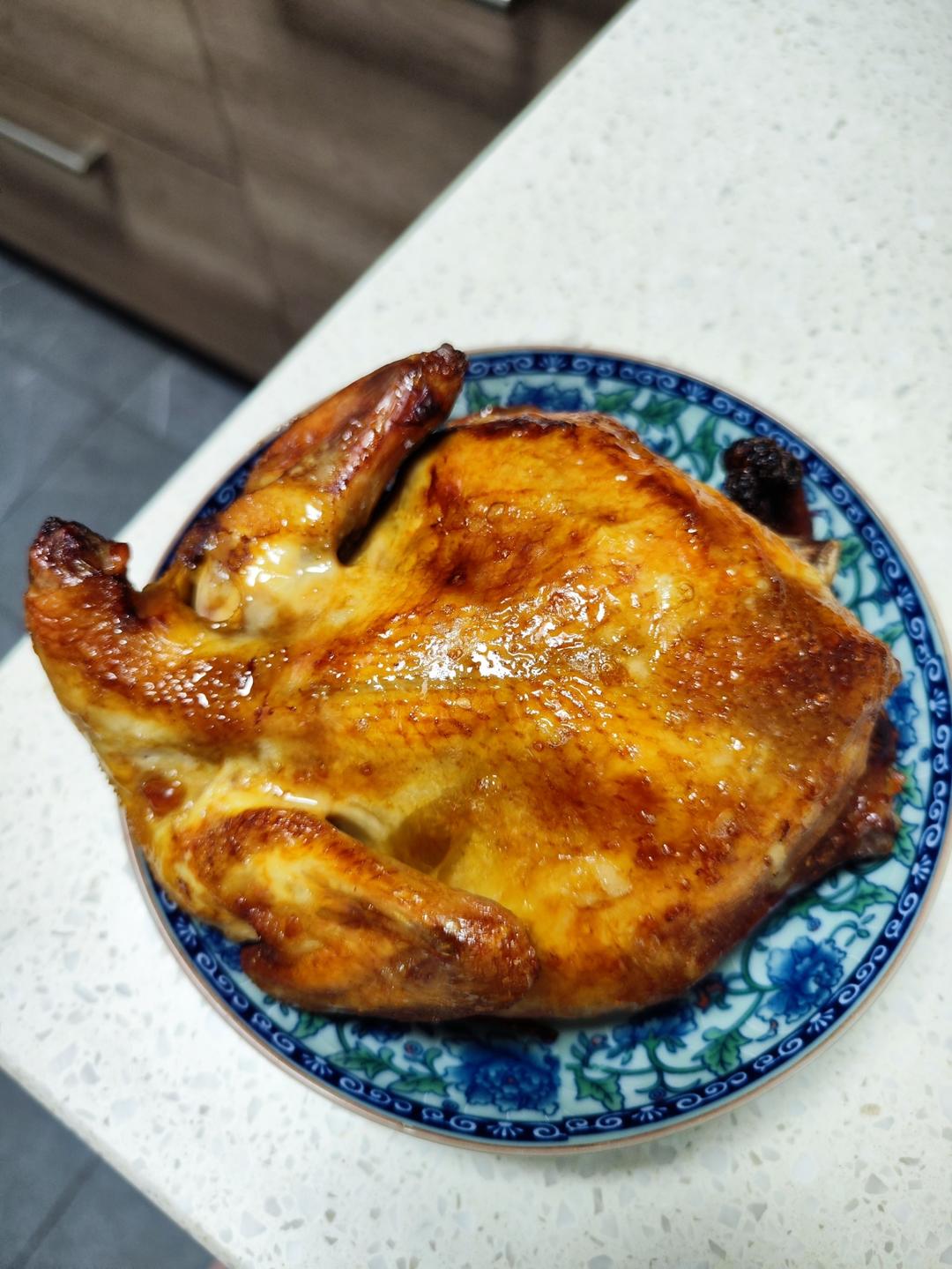 空气炸锅版🔥烤箱版🔥烤整鸡🐔童子鸡🐔三黄鸡🐔