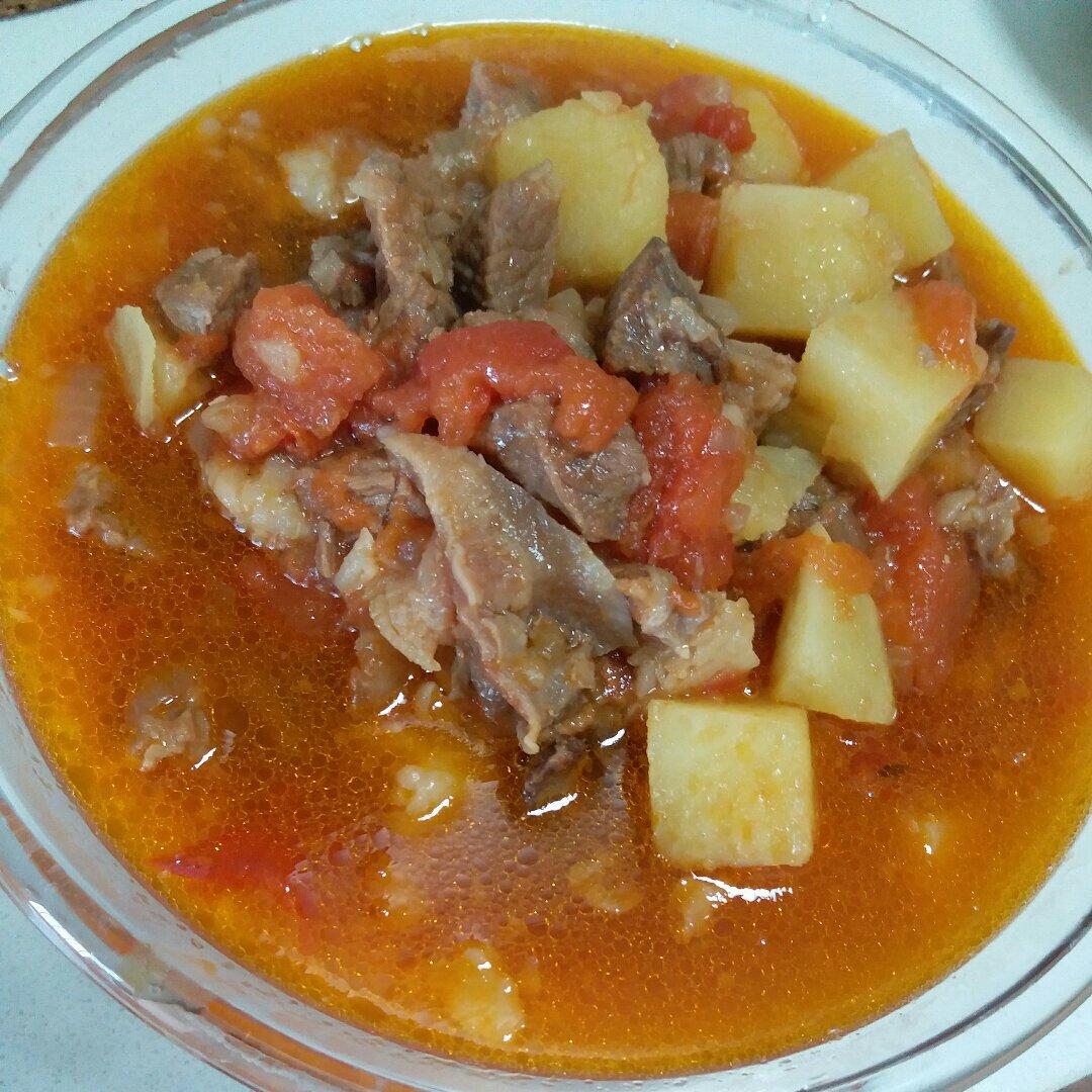 番茄牛腩(这样做牛肉不会老哦）