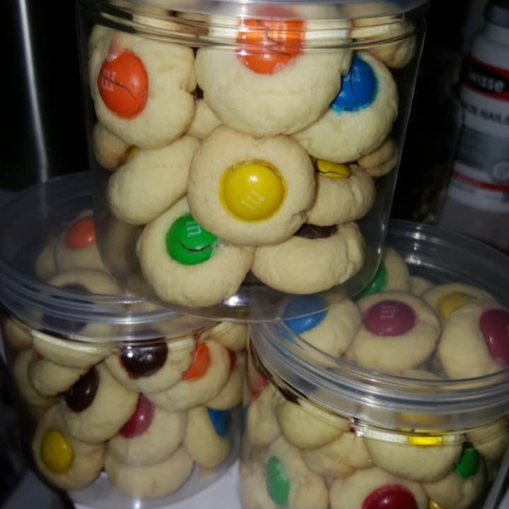 椰子味迷你MM豆曲奇小饼