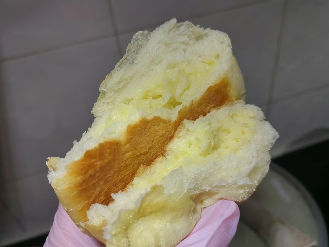 棉花团子一样柔软的云朵豆乳餐包