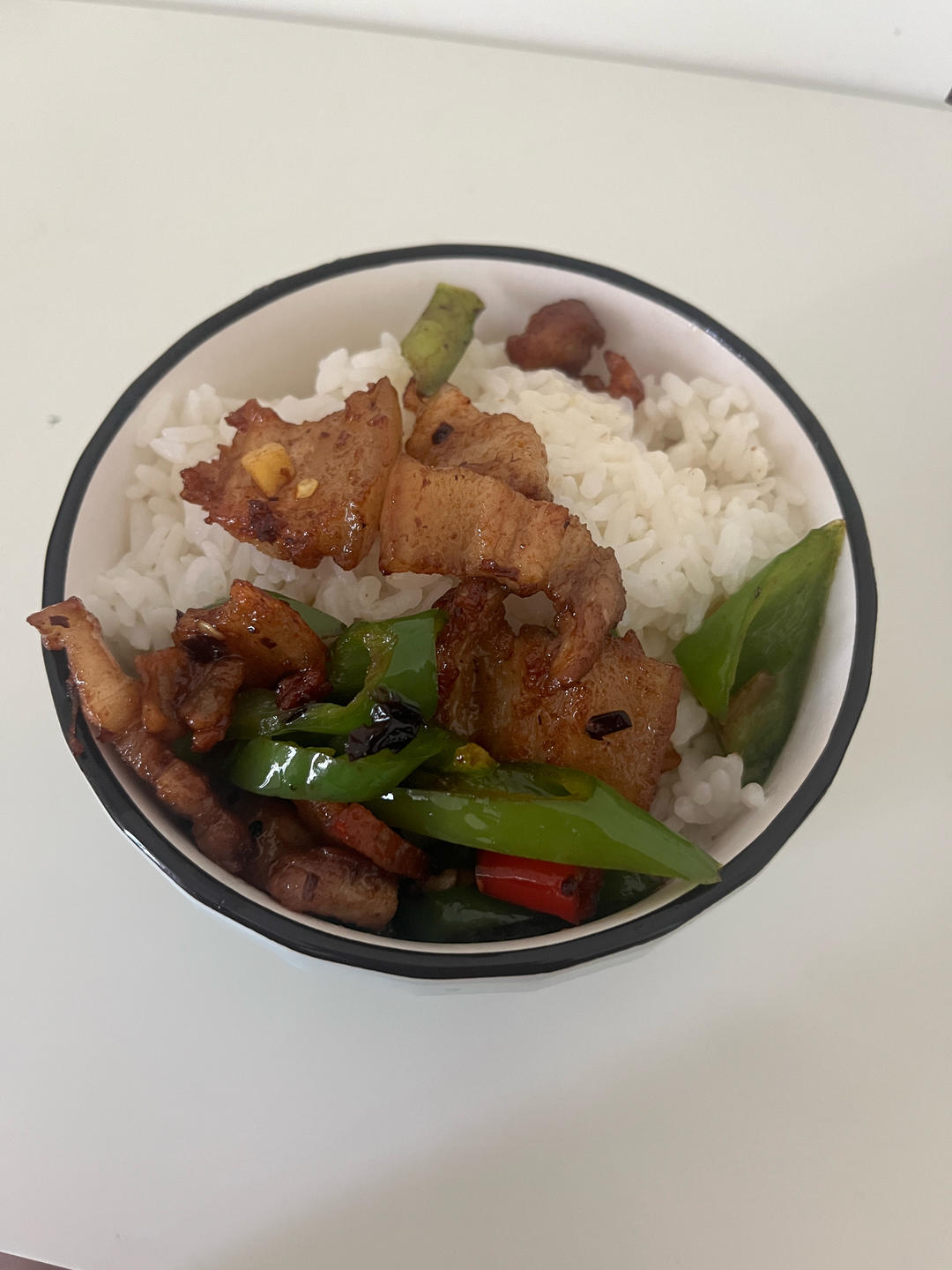 青椒炒五花肉
