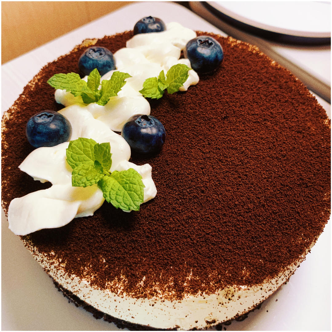 高颜值下午茶｜免烤巧克力🍫芝士蛋糕🍰