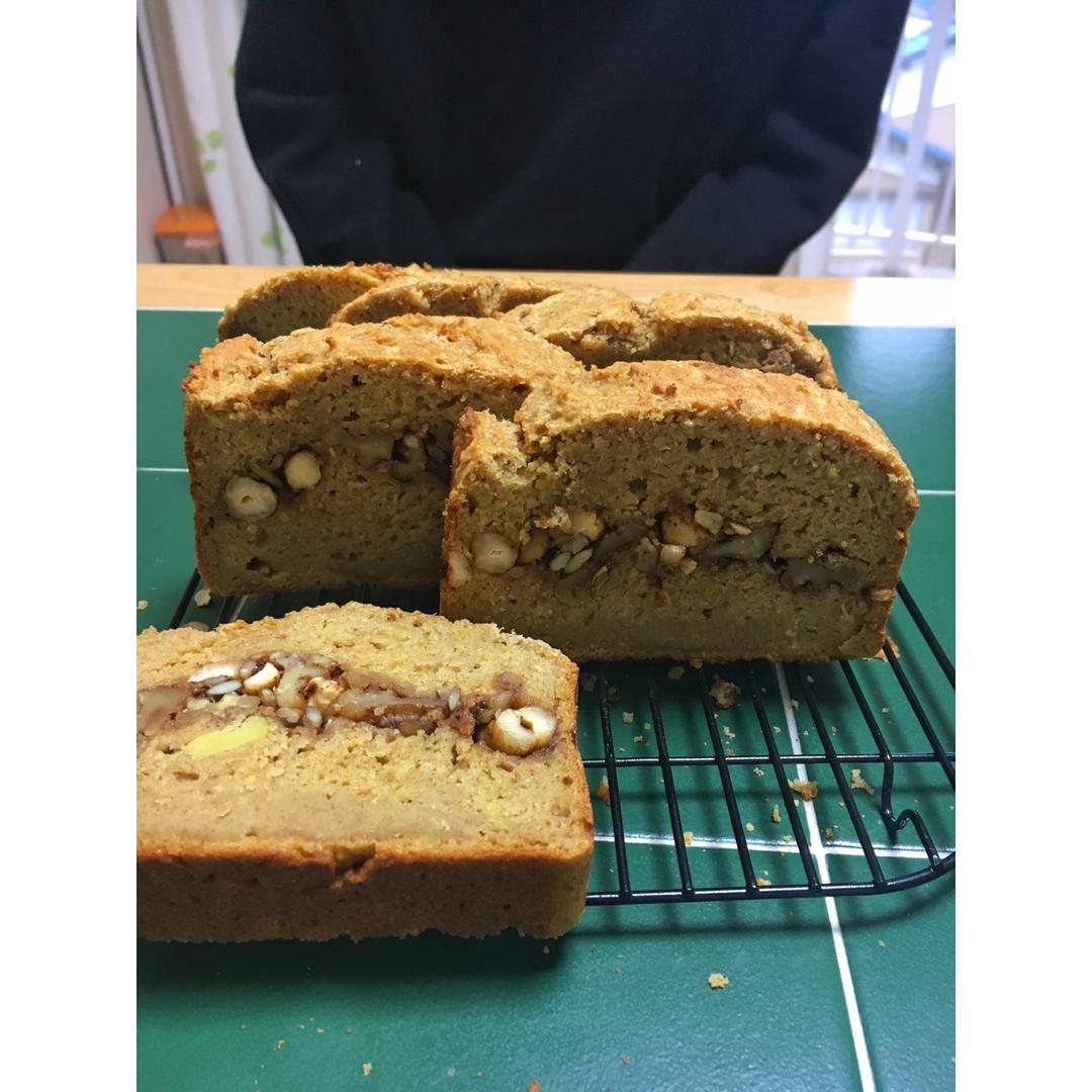 100%全麦南瓜核桃快手面包丨健康·烘焙