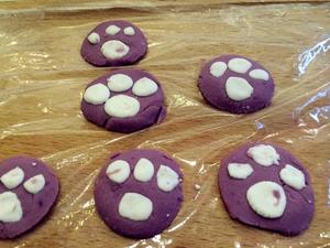 奶香紫薯猫爪汤圆的做法 步骤3