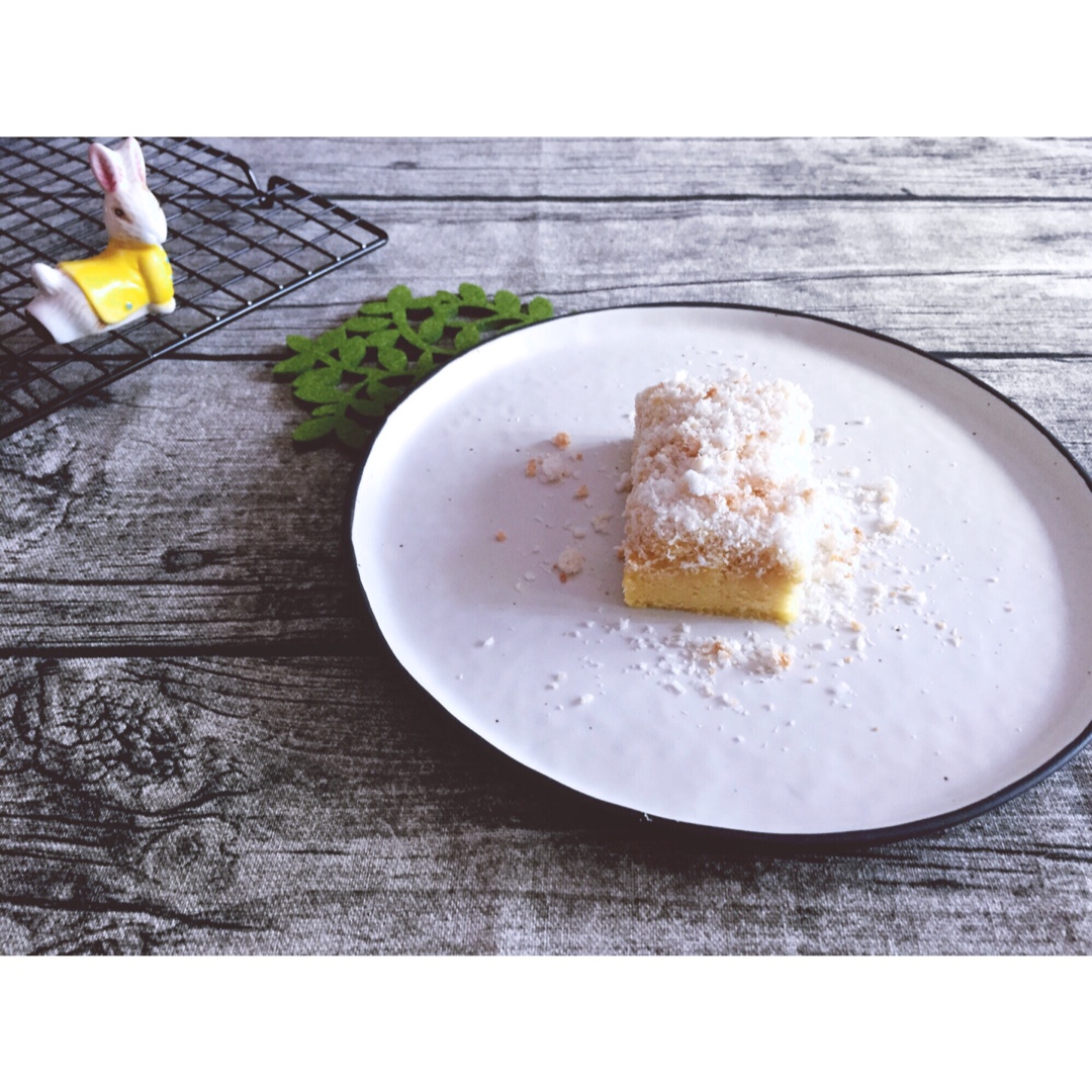 棉花口感的无油椰浆蛋糕<Coconut-milk Cake>