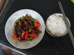 潮汕菜-彩椒炒牛肉的做法 步骤5