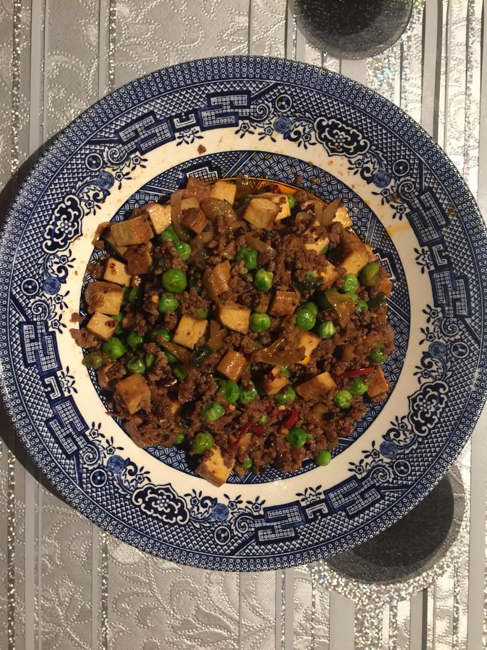 肉末毛豆炒香干