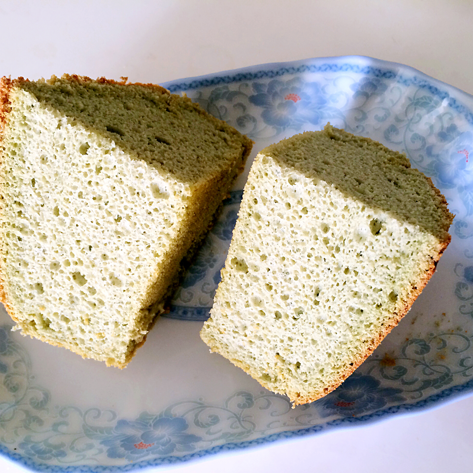 无油抹茶酸奶戚风（两蛋）