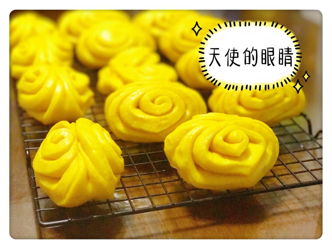 南瓜花卷馒头