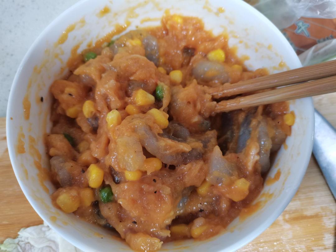 鸡肉虾仁白玉卷【11月北鼎蒸炖锅食谱】