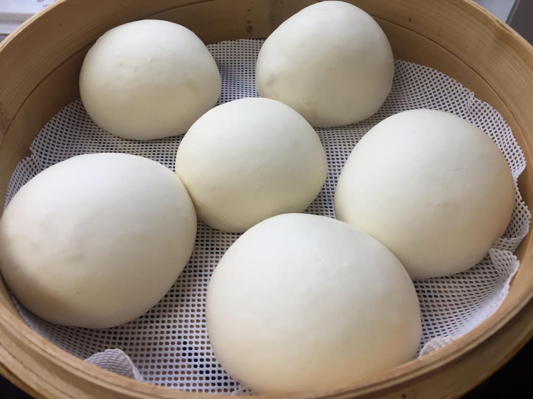 纯手工奶香馒头【无泡打粉，无添加】