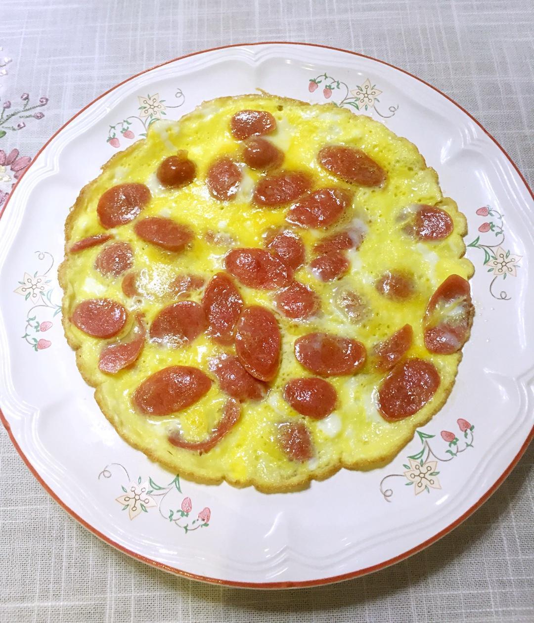 鸡蛋披萨-不用烤箱的🍕的做法