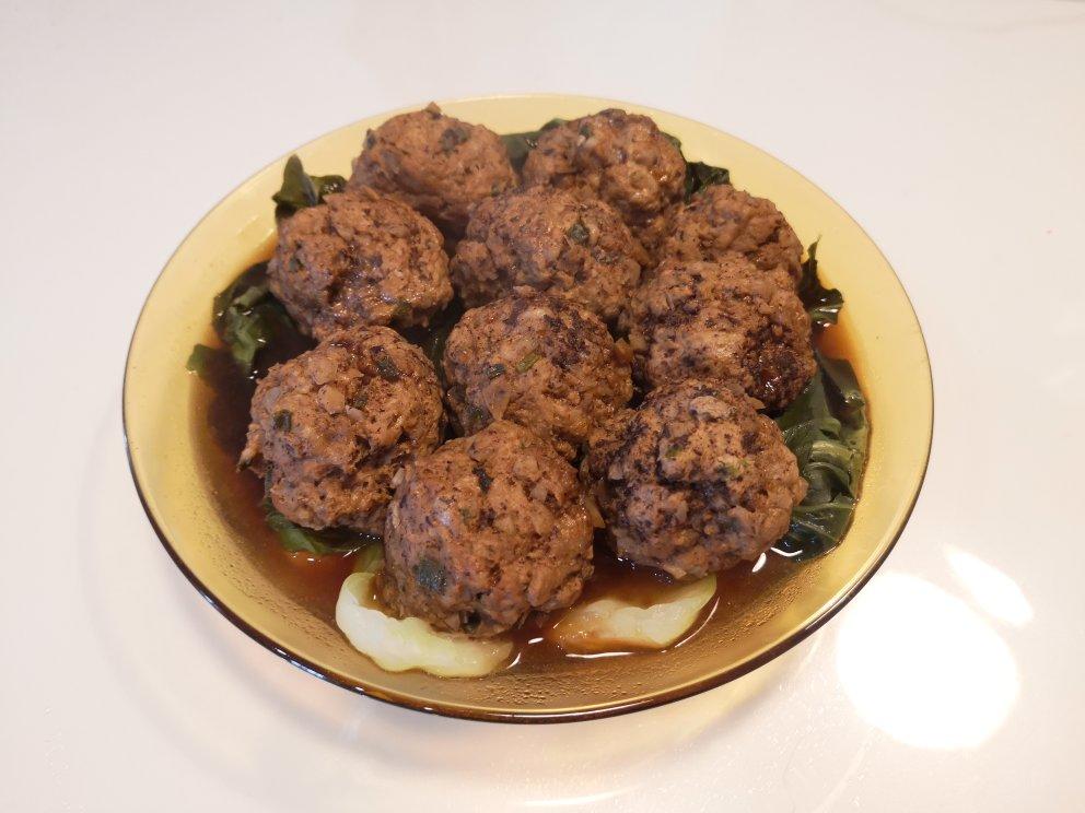 不用油炸的猪肉莲藕丸子