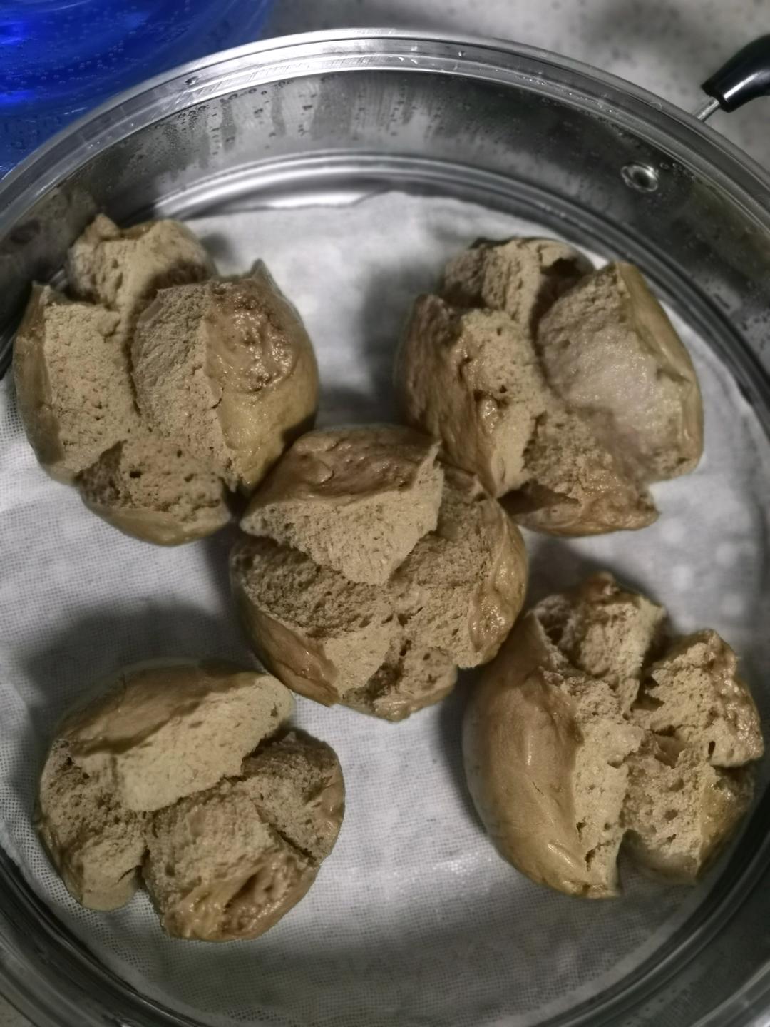 妥妥的红糖开花馒头