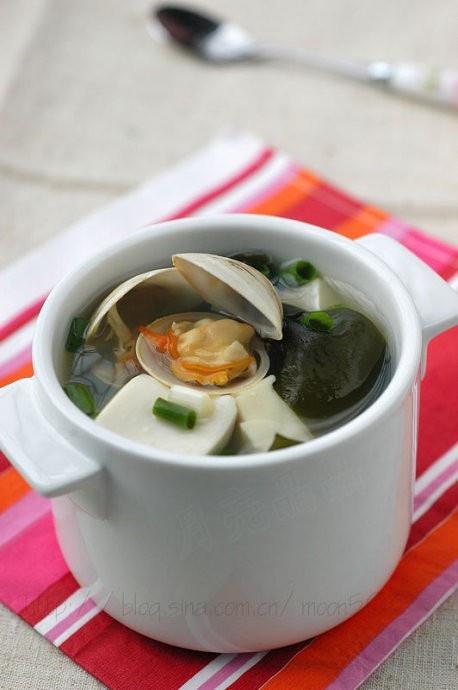 海带豆腐蛤蜊汤的做法