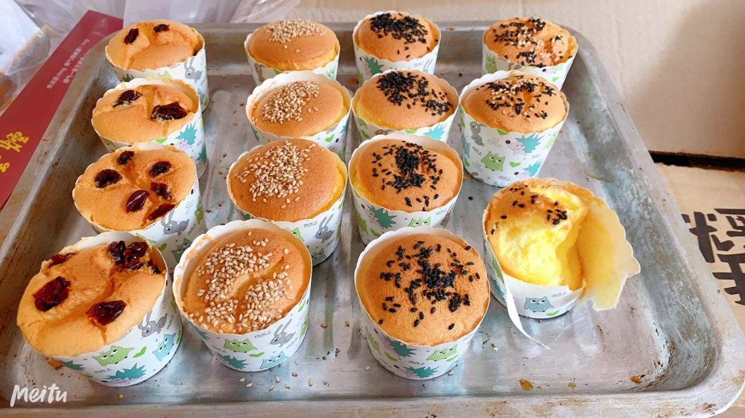 零失败~戚风纸杯小蛋糕🍰 ✨／8寸版戚风蛋糕