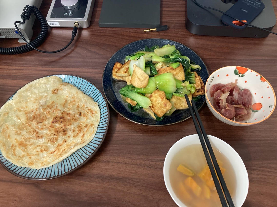 青菜炒豆腐