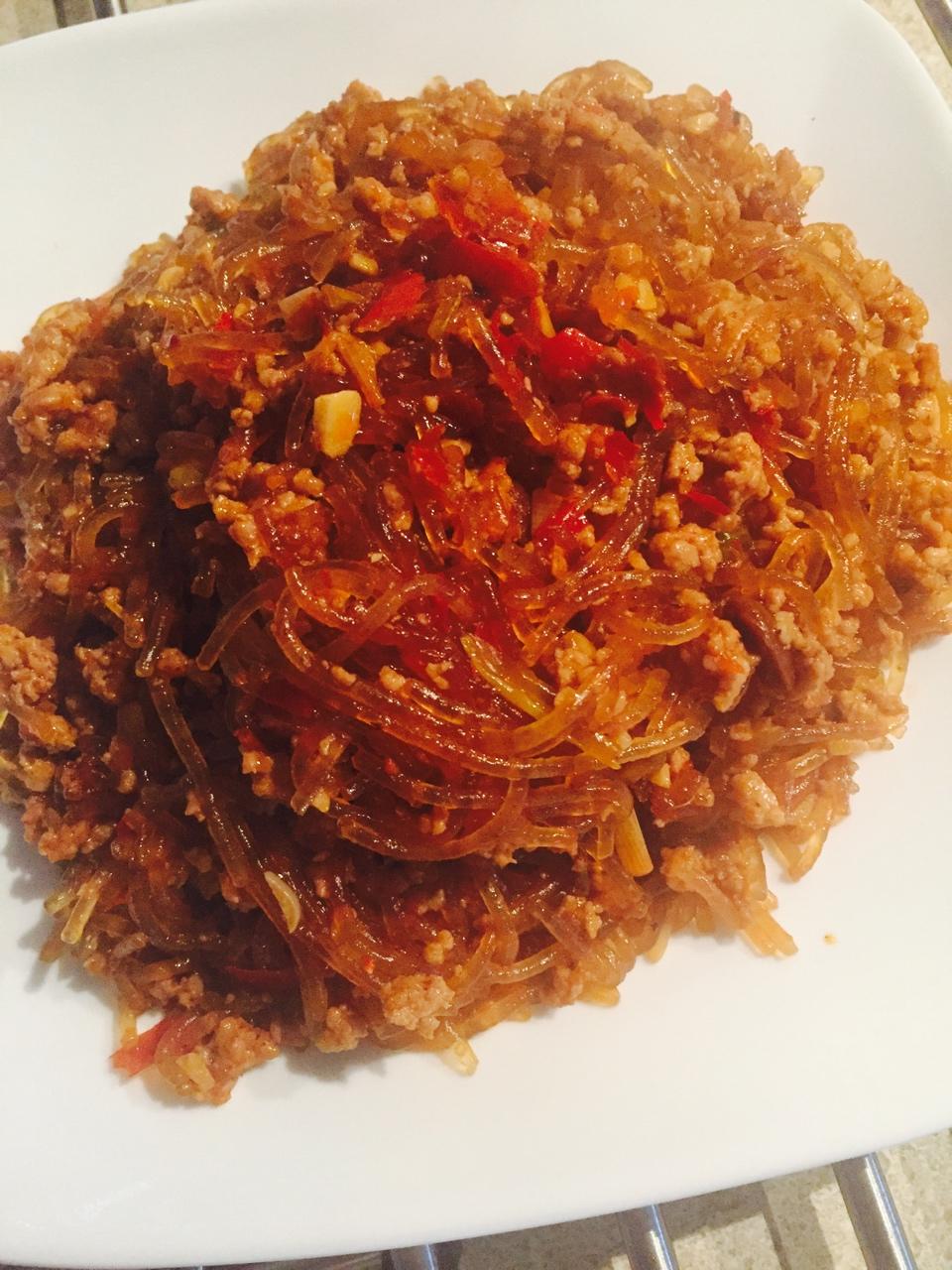 蚂蚁上树（红薯粉）