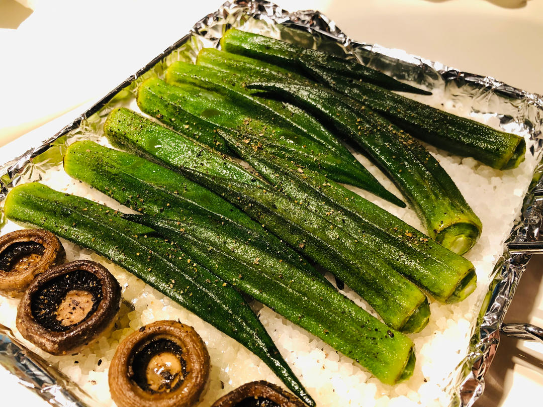 盐烤秋葵