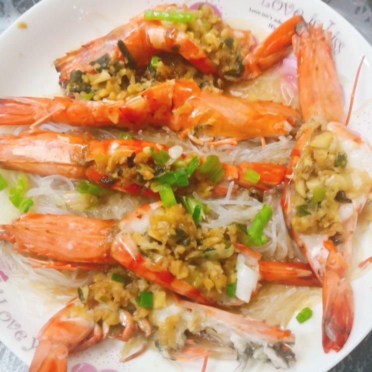 蒜蓉粉丝蒸虾