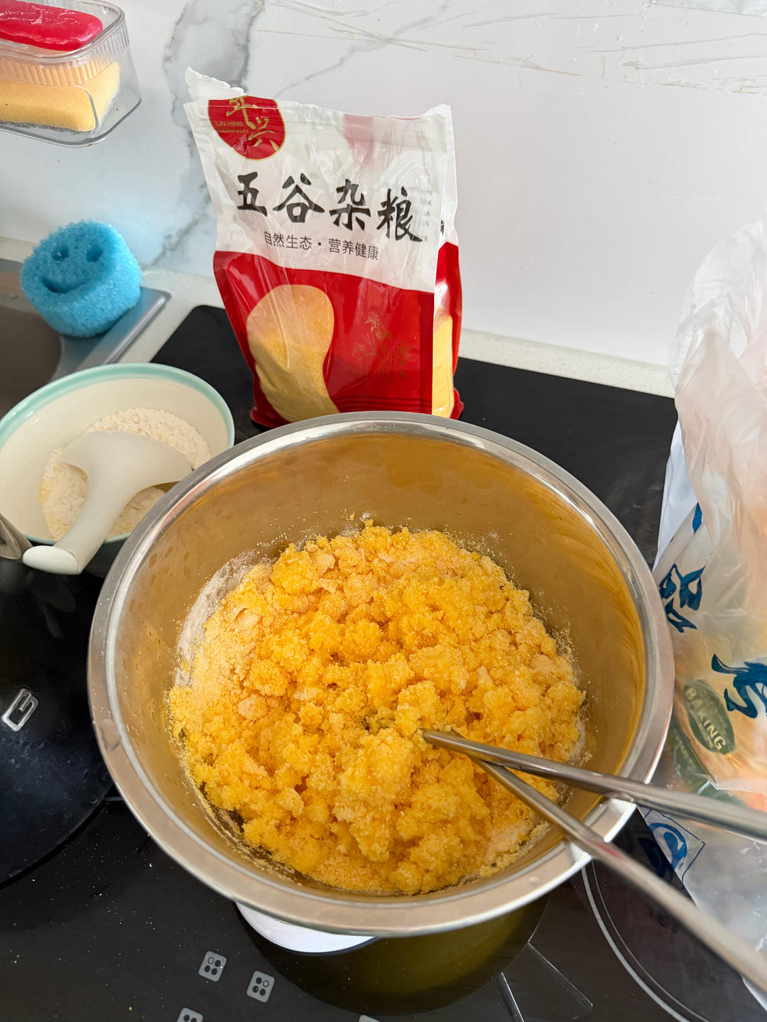 【粗粮】干吃都香玉米面窝窝头