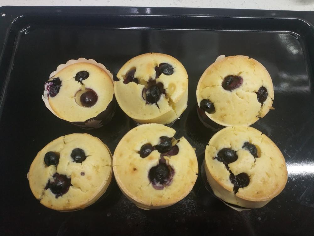 酸奶蓝莓马芬(一般）的做法