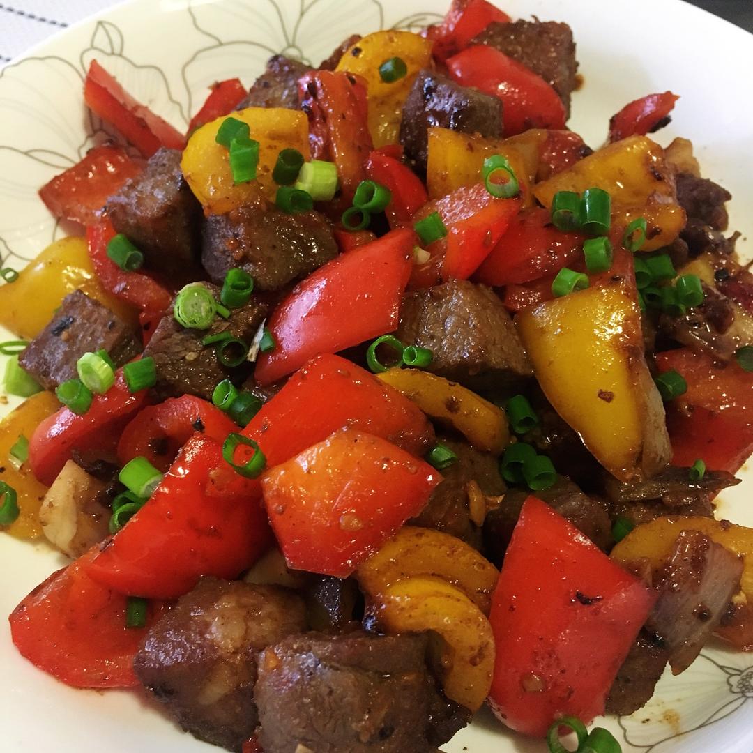 黑椒牛肉粒 Black Pepper Beef Cubes