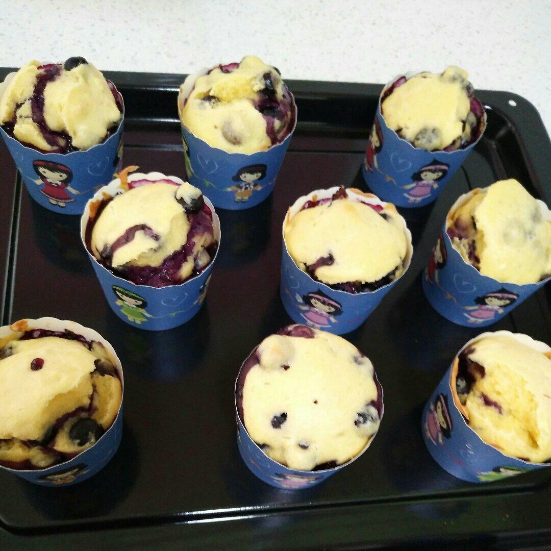 蓝莓玛芬蛋糕 Blueberry Muffin