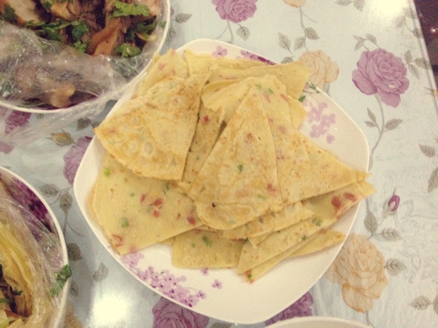 葱花鸡蛋饼