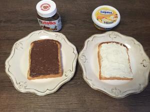儿童早餐——水果猫头鹰吐司三明治的做法 步骤1