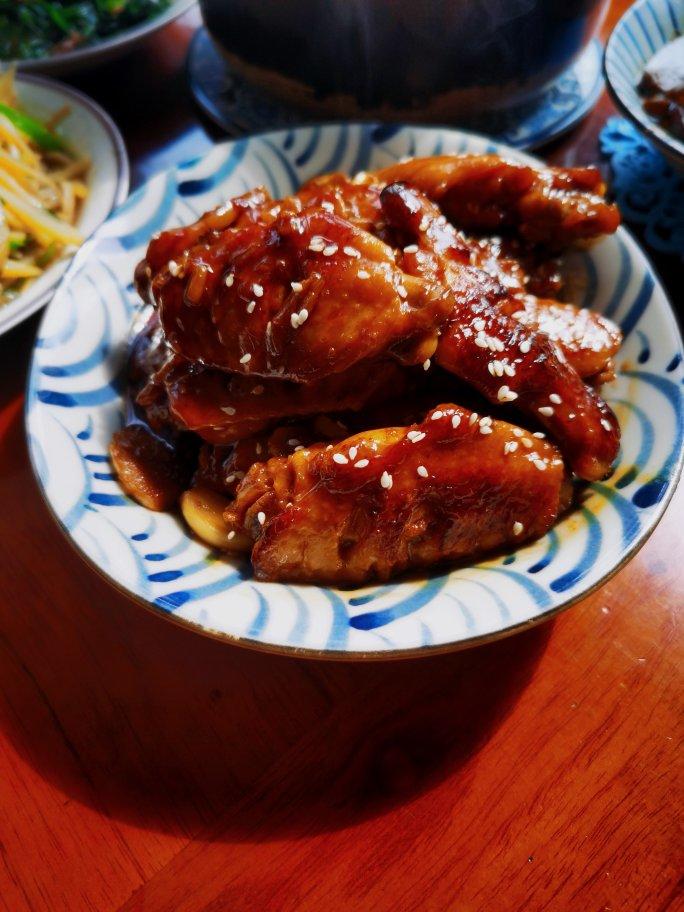 蜜汁鸡翅/蒜香蜜翅
