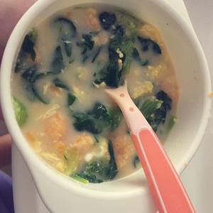 虾泥蔬菜浓汤（无油盐版）的做法 步骤5