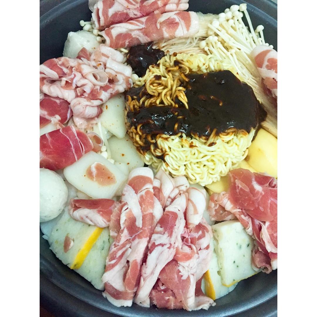 韩国部队锅拉面锅（超好吃）