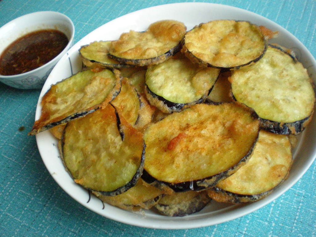 夏日煎茄饼