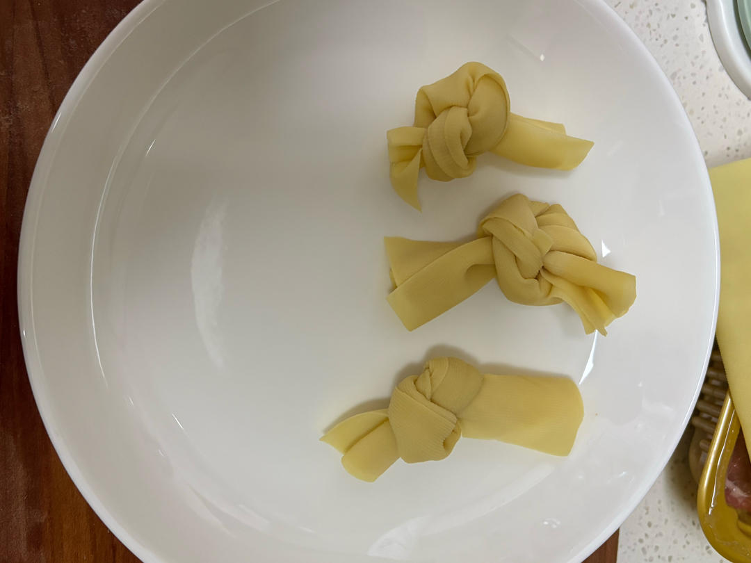 [yaka]自制百叶结（薄皮百叶，5分钟）
