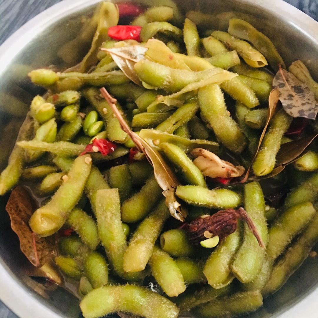 香辣煮毛豆.五香毛豆