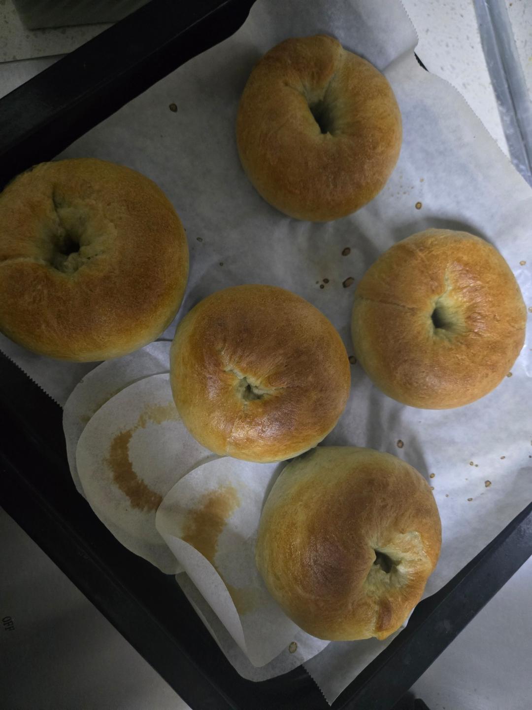 双重黑芝麻贝果🥯低油低糖巨好吃㊙️详细教程