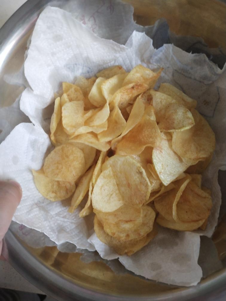 炸薯片的做法
