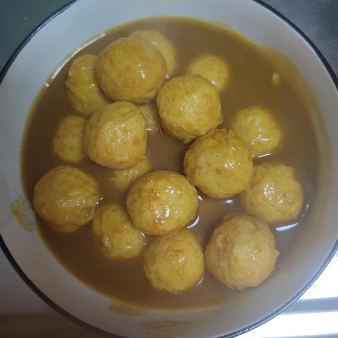 咖喱鱼蛋