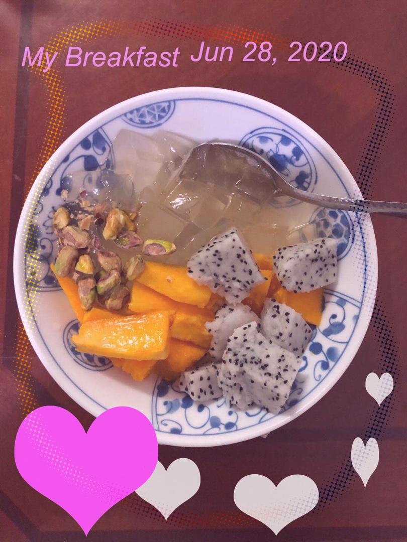 百香果爱玉冻（冰粉）（台湾夜市人气美食）