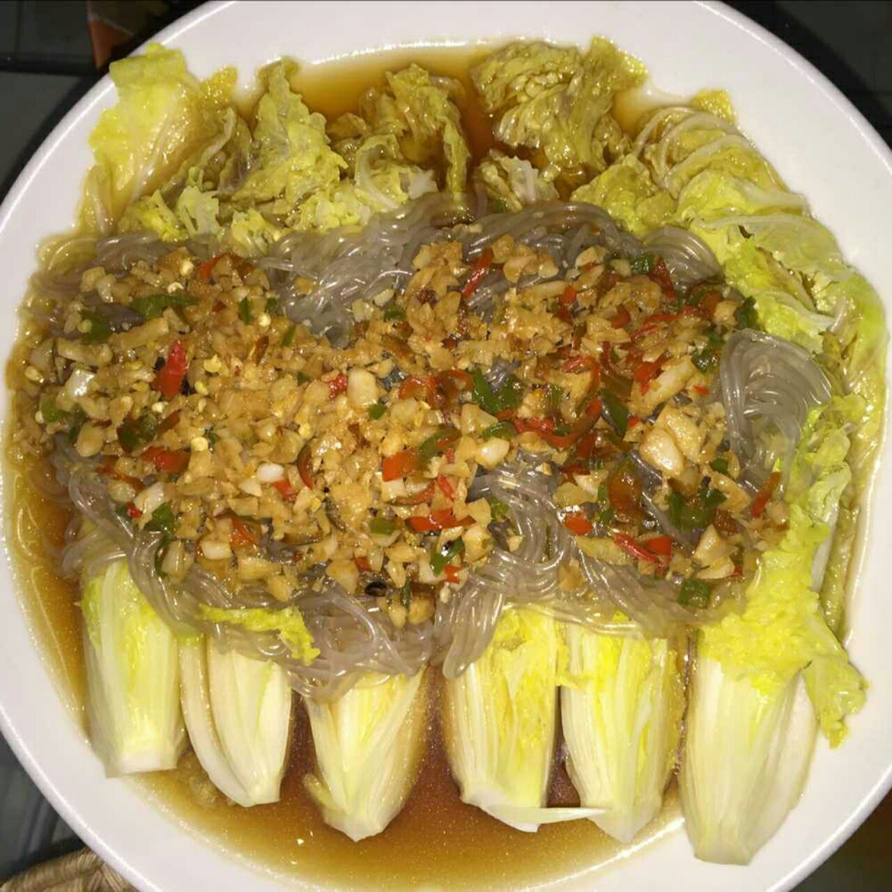 蒜蓉粉丝娃娃菜