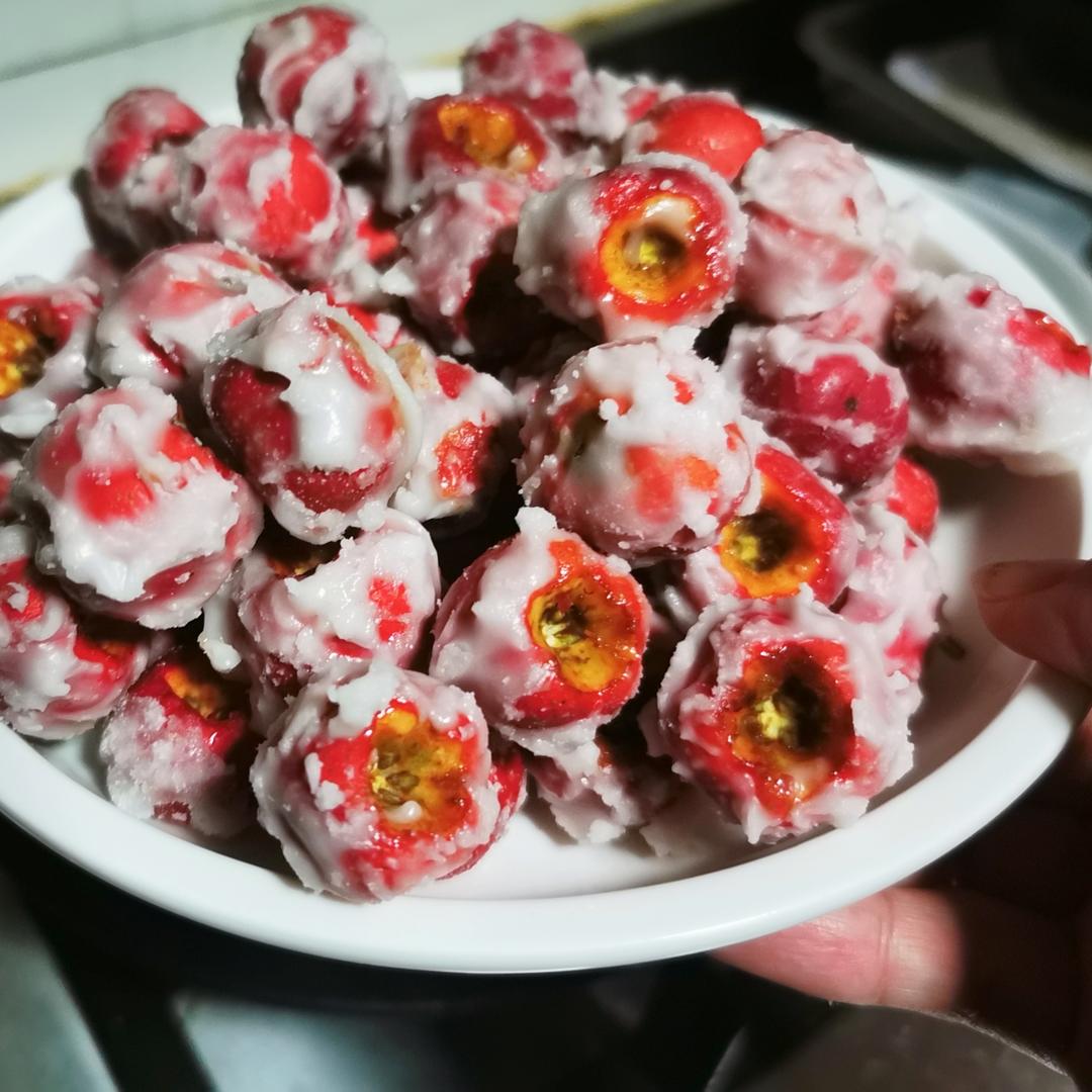 雪花山楂球 酸甜爽口 开胃又好吃 附细节视频详解