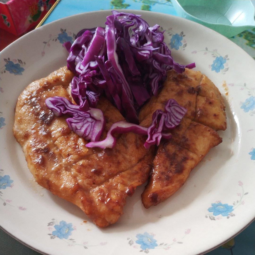 蚝油煎鸡胸