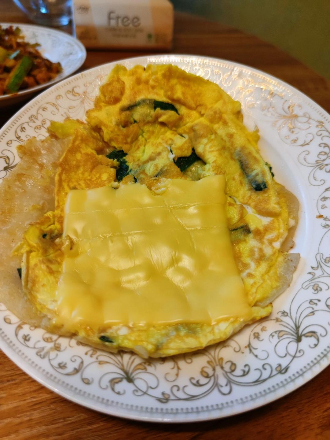 跟你说个笑话，我做了葱煎饼