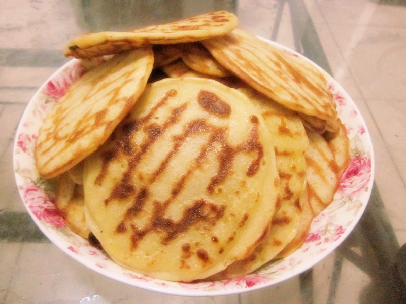 奶香玉米饼