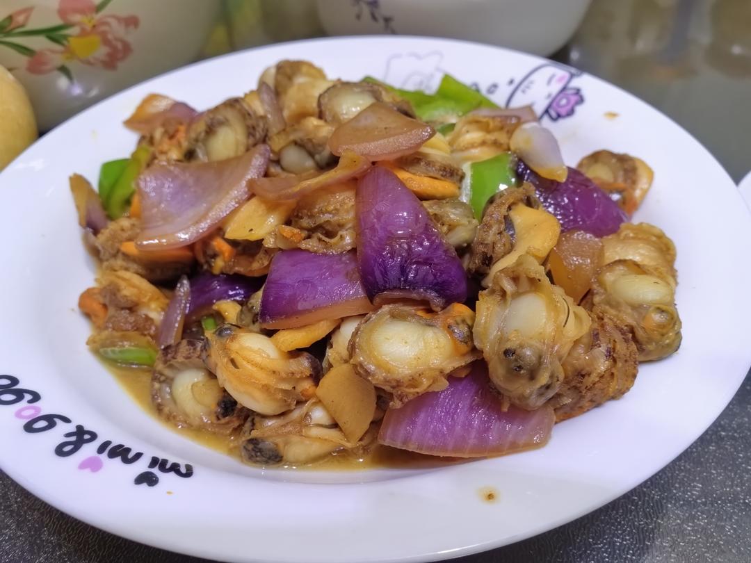 家常小炒扇贝肉