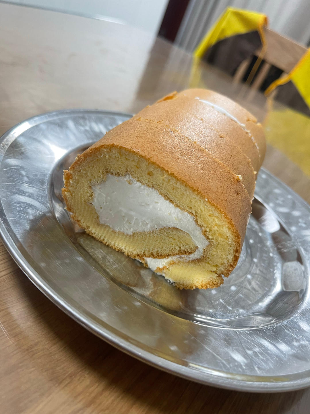 超详细的瑞士卷奶油蛋糕卷原味蛋糕卷的制作方法 饱满不掉皮不开裂（附模具换算方法）