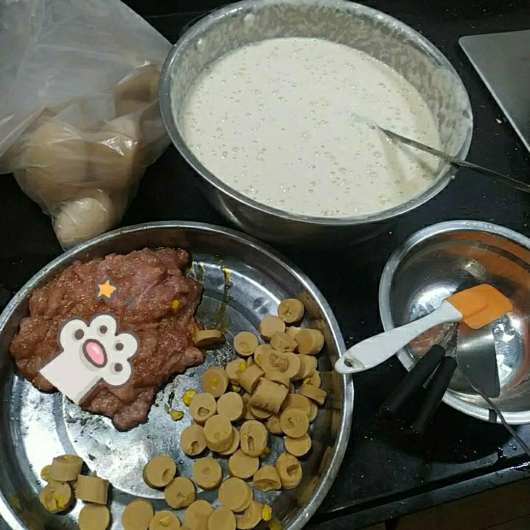 鸡蛋汉堡🍔 脆皮内松软～