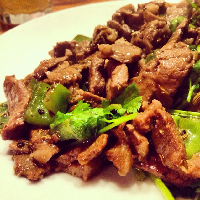 孜然羊肉片